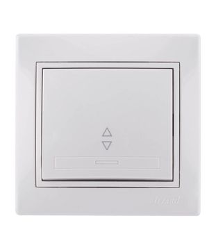 Выключатель LEZARD MIRA 1-кл.с/п белый