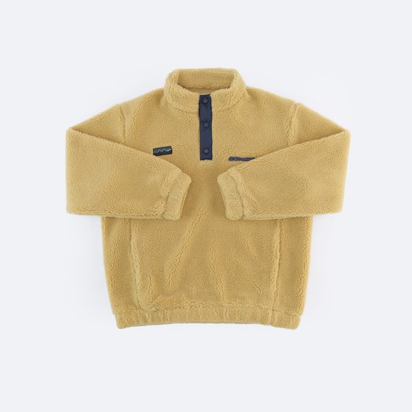 Флиска Magamaev Turbofleece button (mustard/navy) артикул: - купить в магазине Дайс