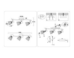 Ambrella Настенно-потолочный спот в стиле лофт Loft TR8661