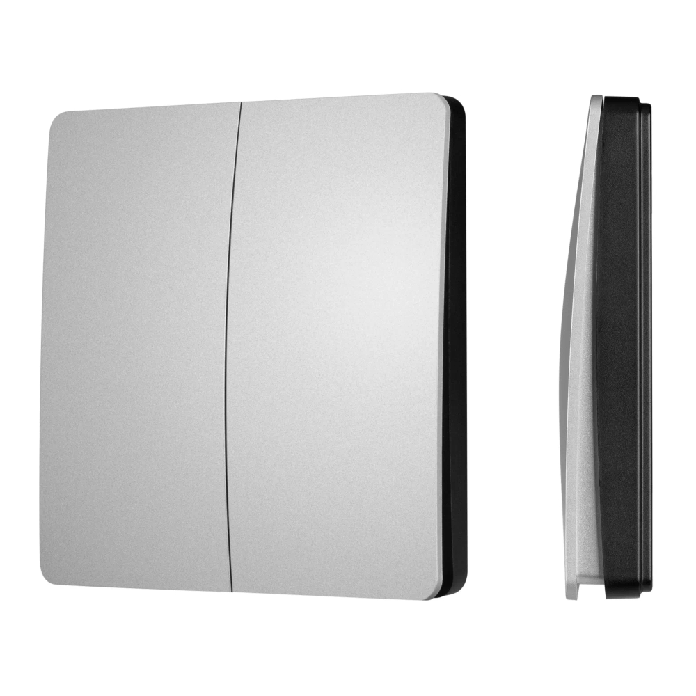 INTELLIGENT ARLIGHT Кнопочная панель KINETIC-801-22-2G-WP-SUF Silver (No battery, IP67, 433Mhz) (IARL, IP67 Пластик, 3 года) 051682