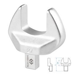 KING TONY (34501127M) Насадка рожковая серии "FIT", 27 мм, 9х12 мм