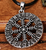 Скандинавский оберег Шлем ужаса В-071