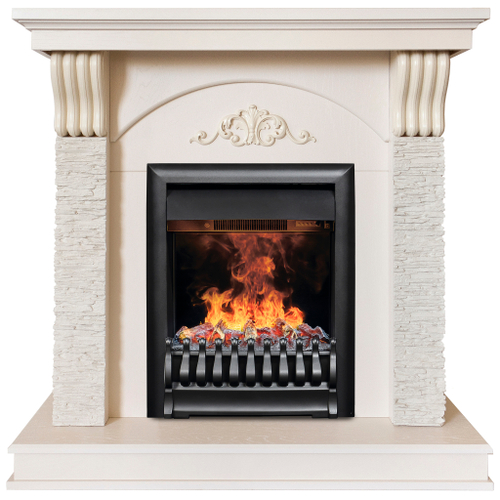 Каминокомплект Real Flame Corfino WT с очагом 3D Oregan