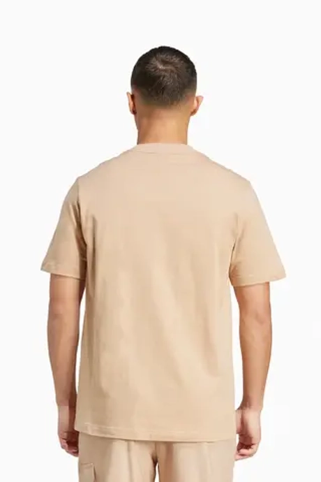 Футболка adidas Essentials Small Logo Single - бежевый