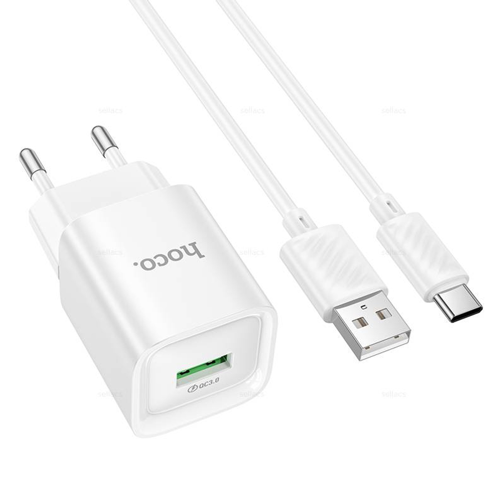 Зарядное устройство для Type-C Hoco C145A QC3.0 (white)