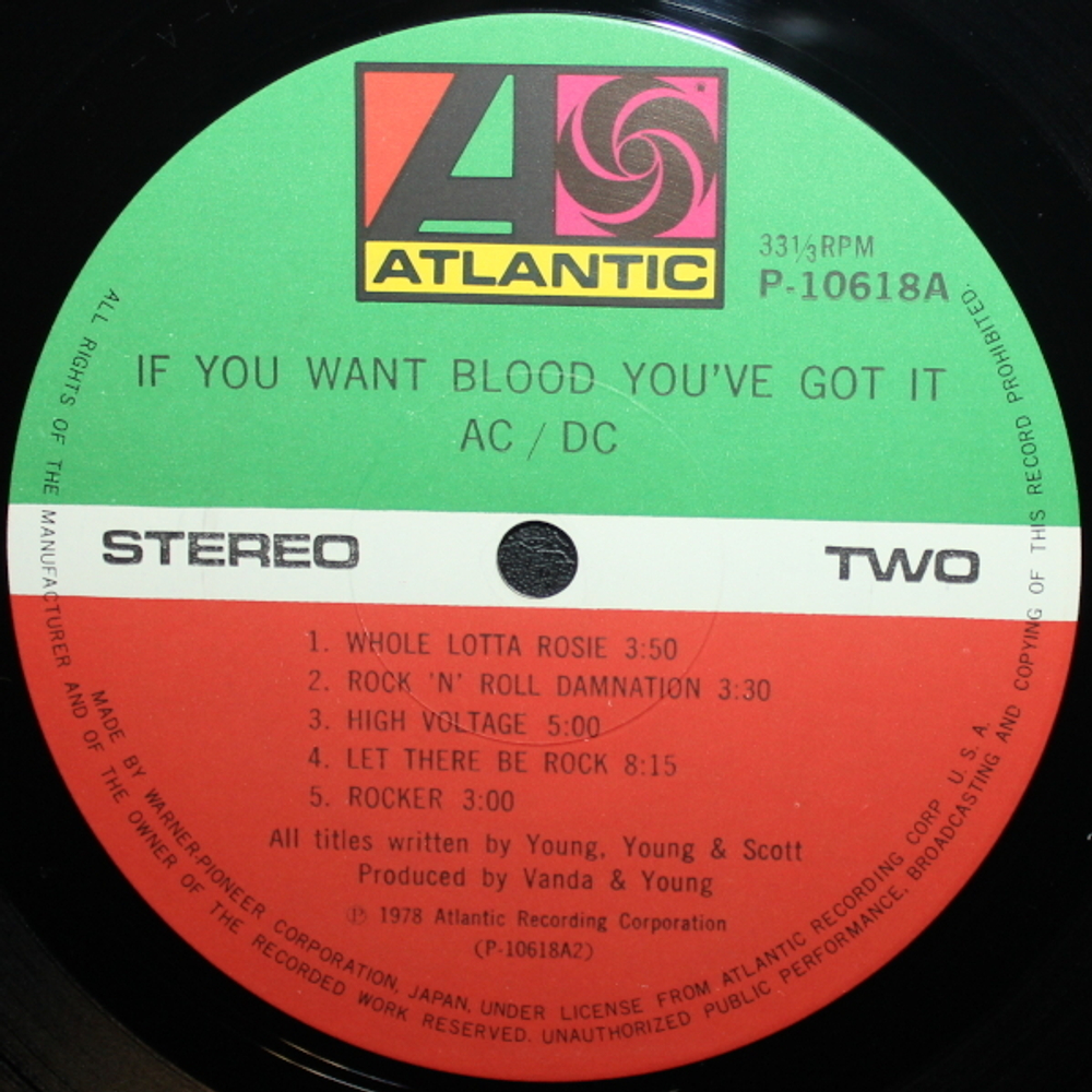 AC/DC / If You Want Blood You've Got It (LP)