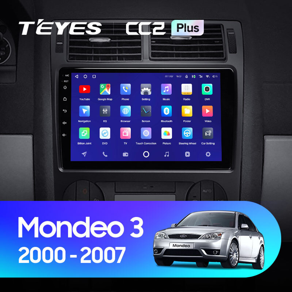 Teyes CC2 Plus 9"для Ford Mondeo 3 2000-2007