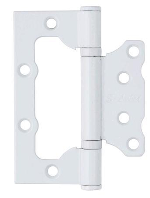 Петля  БЕЗ ВРЕЗКИ  S-Locked накл. B MWh  белый мат.  (цена за 2шт) 100*75* 2,5мм / 121503