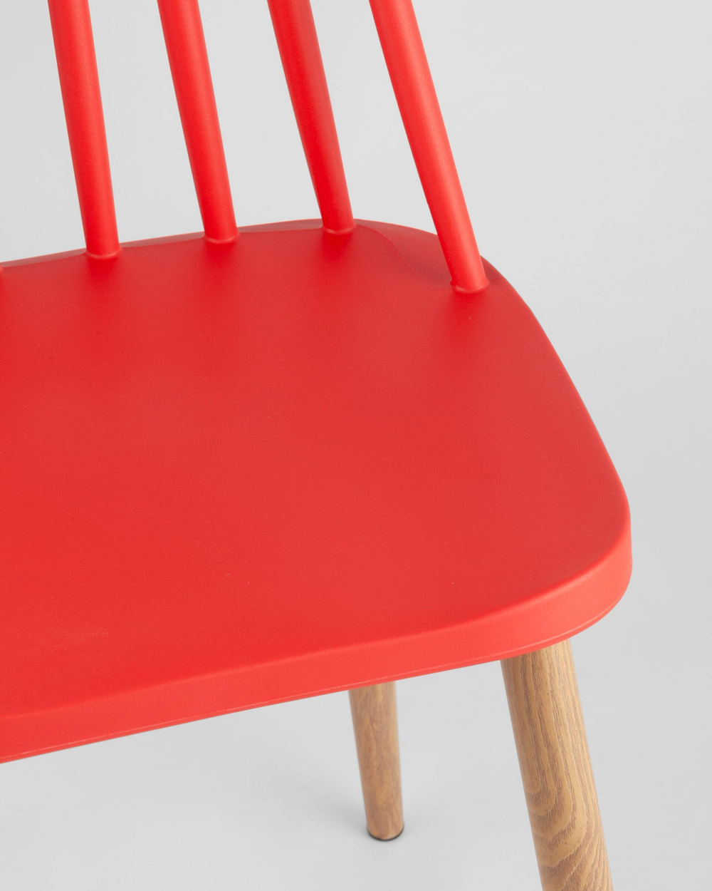 Стул Морган пластиковый красный 4 шт
