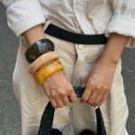 Браслет из смолы Ари, Горчичный