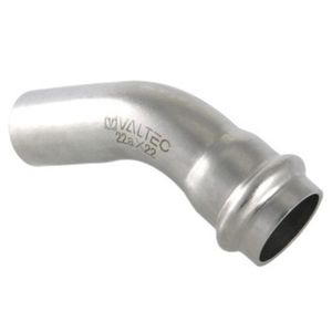 Угольник пресс Valtec раструб-труба 45° (серия VTi.958.I)