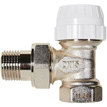Клапан термостатический угловой Rommer 1/2"для радиатора (RVT-0002-100015)