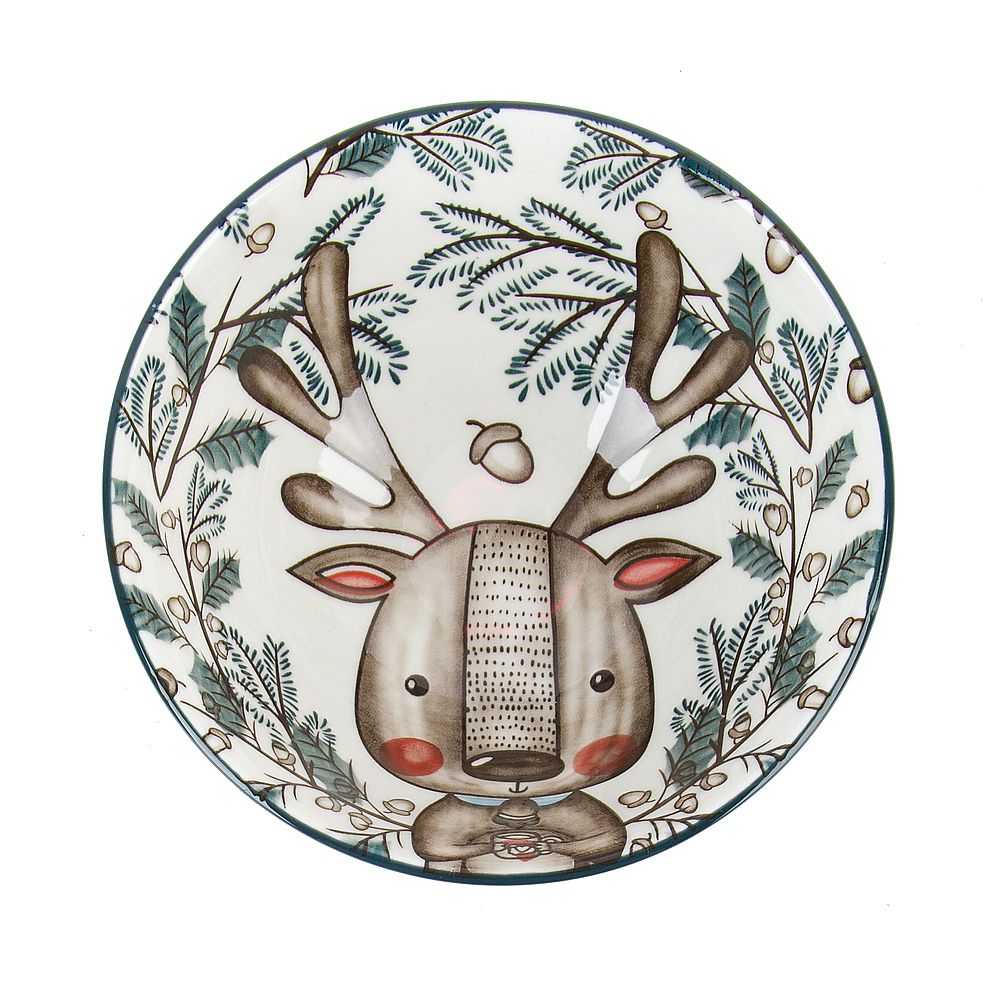 Салатник " . Deer" v=400мл. (min 20) (без индивидуальной упаковки)