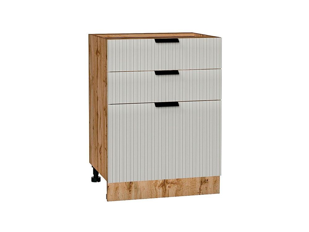 Шкаф нижний с 3-мя ящиками Евро Лайн