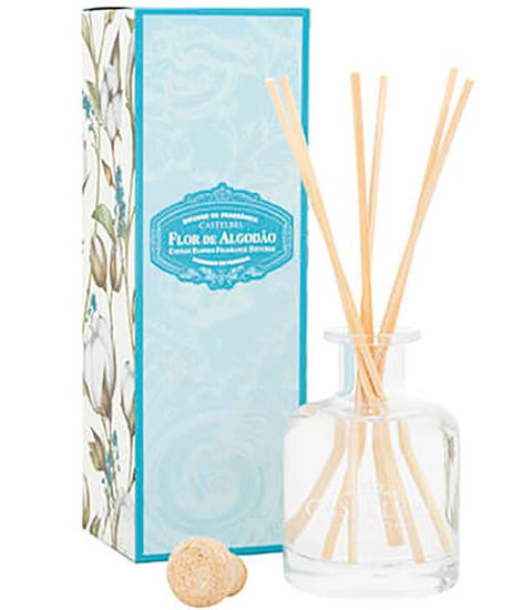 Цветы хлопка, ароматический диффузор Cotton Flower, Castelbel Porto