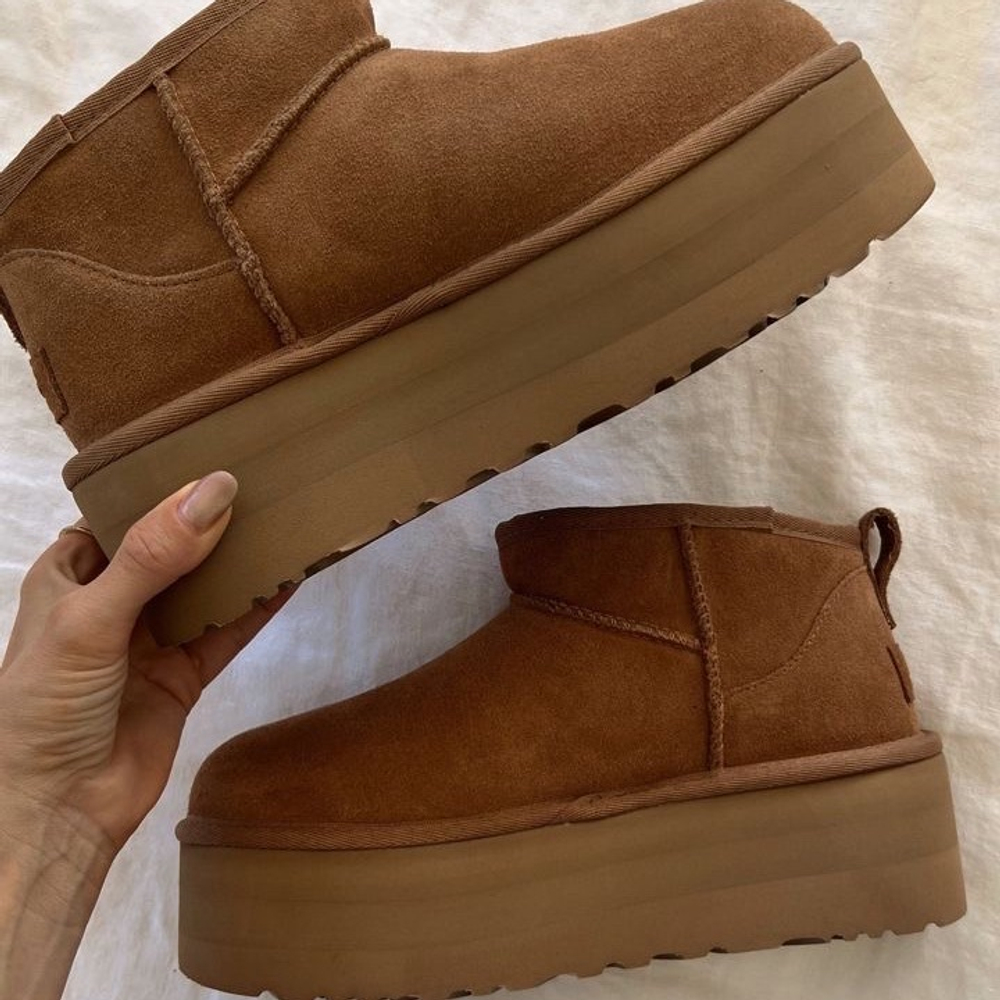 UGG Classic Ultra Mini Platform Chestnut