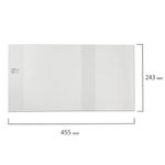 Обложка ПЭ 243х455 мм для рабочих тетрадей и прописей Горецкого, ПИФАГОР, универсальная, 140 мкм, штрих-код, 229378