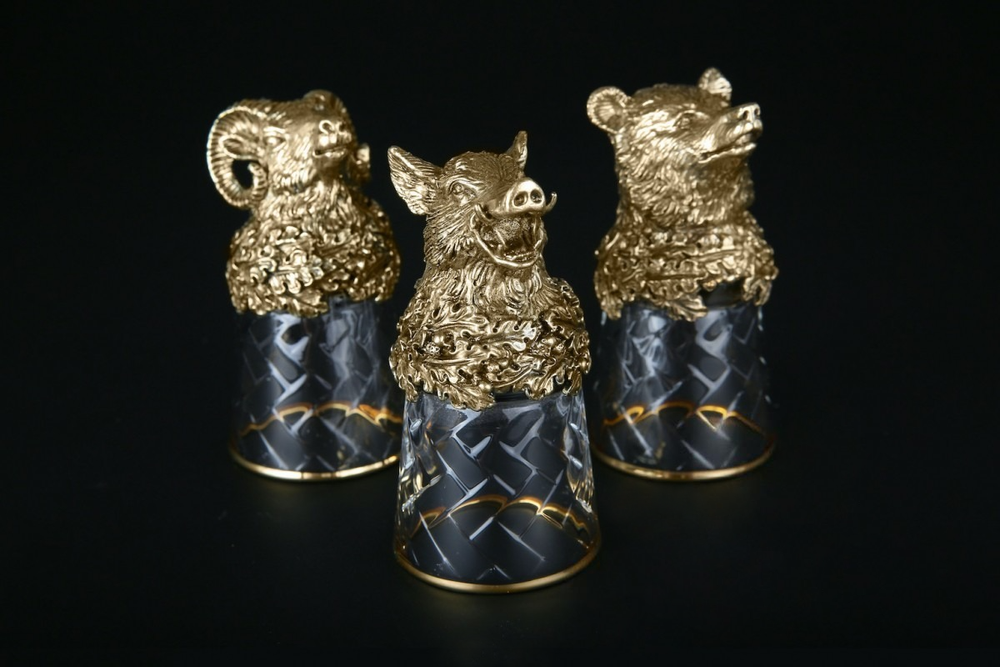 Набор стопок "Охота" в подарочной коробке