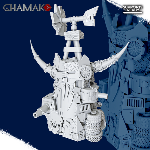 Orks Greenskins  Террейн Башня орков №1 миниатюра для dnd, днд, pathfinder, фентези, Настольная игра, НРИ, Варгейм, РПГ