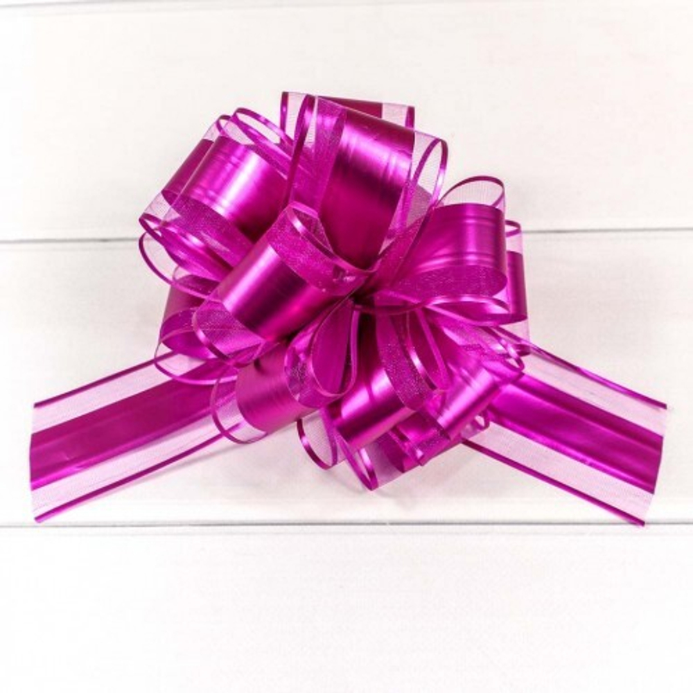 Бант Для Упаковки Подарка Ажурный 5 Х 5 См (розовый)