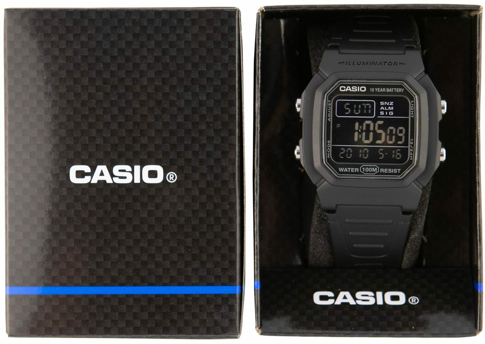 Японские наручные часы Casio Collection W-800H-1B