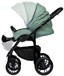 Детская коляска Indigo Indigo Special New 3 в 1 с автокреслом Avionaut Cosmo Is05 шалфей кожа