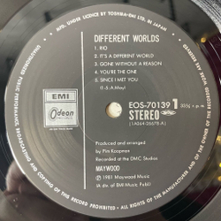 Винтажная виниловая пластинка LP Maywood Different Worlds (Japan 1981) (Obi)