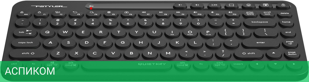 Клавиатура A4Tech Fstyler FBK36C AS черный (FBK36C AS)