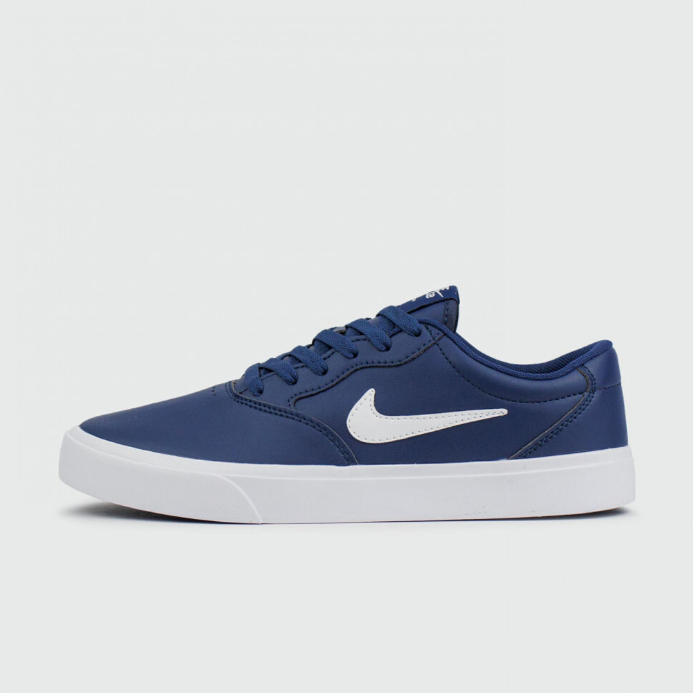 кеды Nike SB Chron Leather Blue White