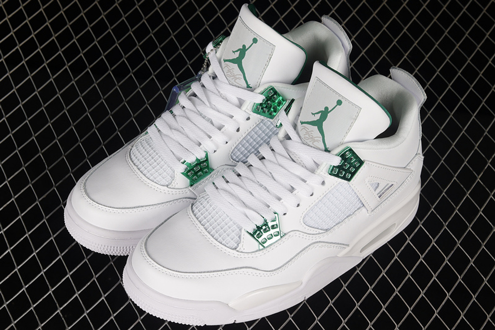 Купить кроссовки Nike Air Jordan 4 Retro Metallic Green в баскетбольном магазине futbasket.ru