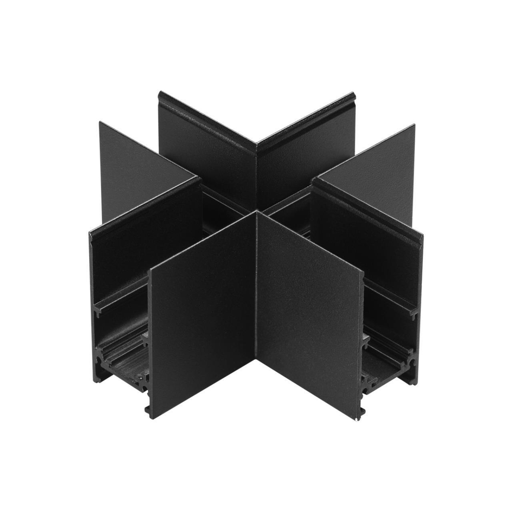 135172 SHINO NT23 000 черный Соединитель для низковольтного шинопровода "X-образный" IP20 FLUM