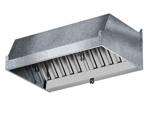 Зонт оцинкованный пристенный ЗВЦ 03 ,1300х1000х400