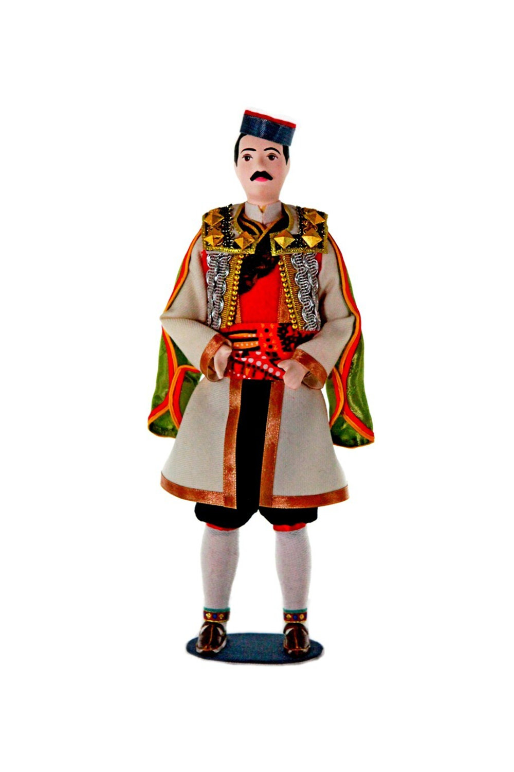 Кукла коллекционная в мужском костюме. Черногория. Южные славяне