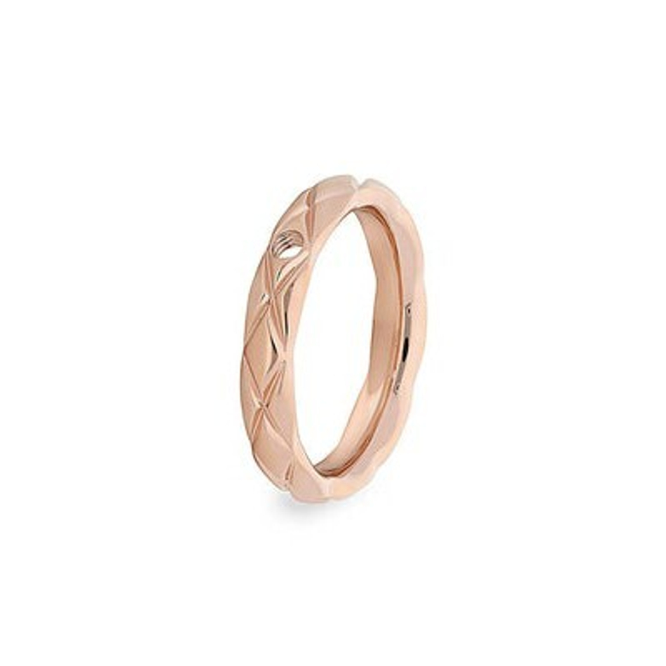 Кольцо - База Qudo Aversa Rose Gold 18.0 мм 616279 RG