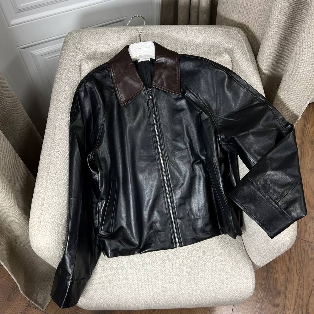 Кожаная куртка Brunello Cucinelli