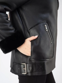 Дубленка авиатор натуральная зимняя