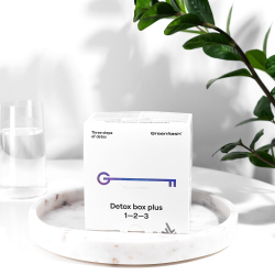 Greenflash Кейс "Detox Step 1–3 PLUS" Мягкое очищение организма, 3 шага по 40 капсул, на 30дней