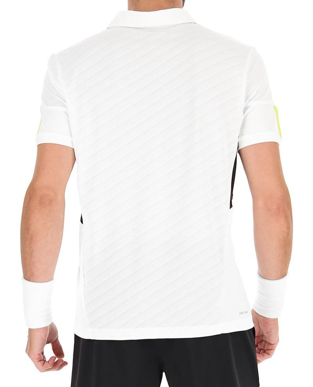 Мужское теннисное поло Lotto Tech и D1 Polo - bright white/sharp green