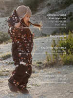 Комбинезон мембранный зимний Mjölk Acorns, утеплитель 250гр/м2