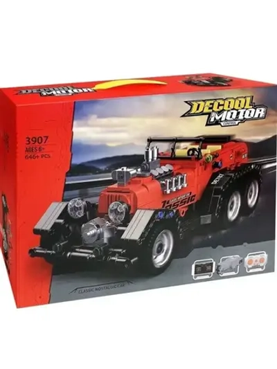 Конструктор Ретро автомобиль на радиоуправлении 646 дет 3907