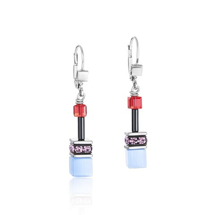 Серьги Coeur de Lion Purple-Red-Blue 2838/20-0841