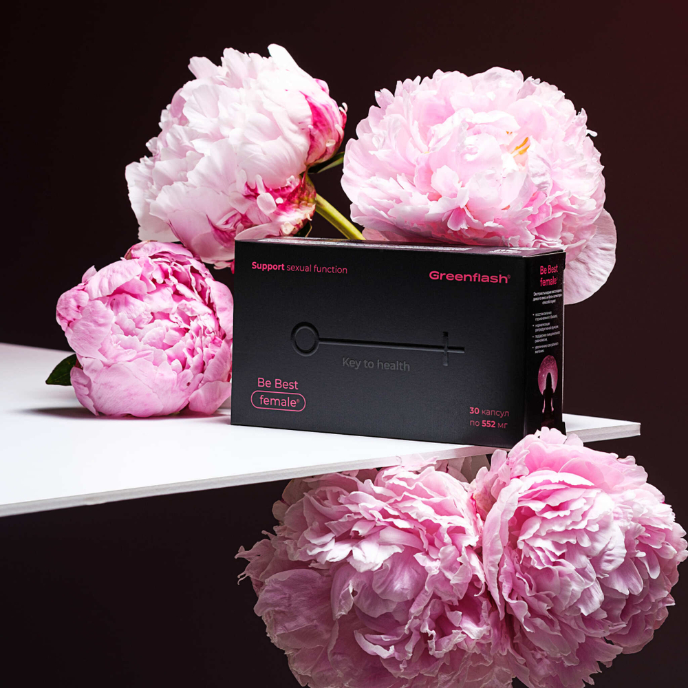 Greenflash Be Best Female Для женского здоровья, высокого уровня энергии, 30 капсул