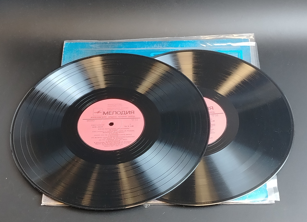 Исскусство М.П. Максаковой - 2LP. Виниловые пластинки 2 штуки 12 дюймов. Мелодия СССР