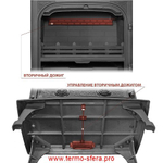 Печь-камин Везувий HR-15 "Антрацит"