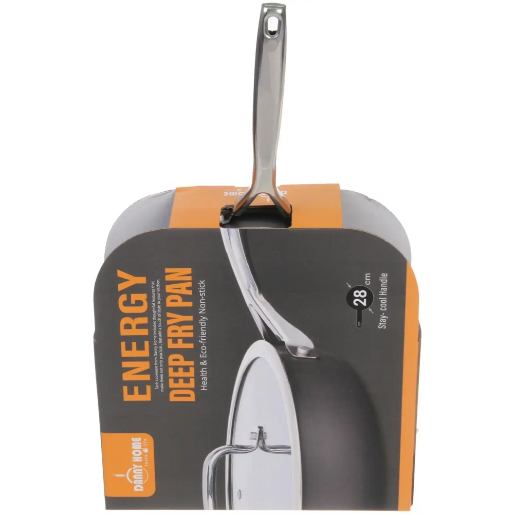 Сотейник «ENERGY» 3,6л, стеклянная крышка, 28*7,5см