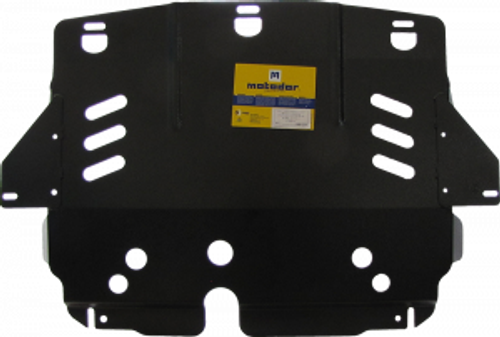 Усиленная защита Motodor картера двигателя, кпп. 2 мм, сталь. для Audi A2 2000-2005 арт.00125