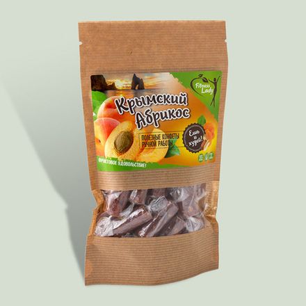 Полезные конфеты "Крымский абрикос" Fitness Lady