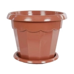 Горшок цветочный Гармония 2,5л с поддоном коричневый