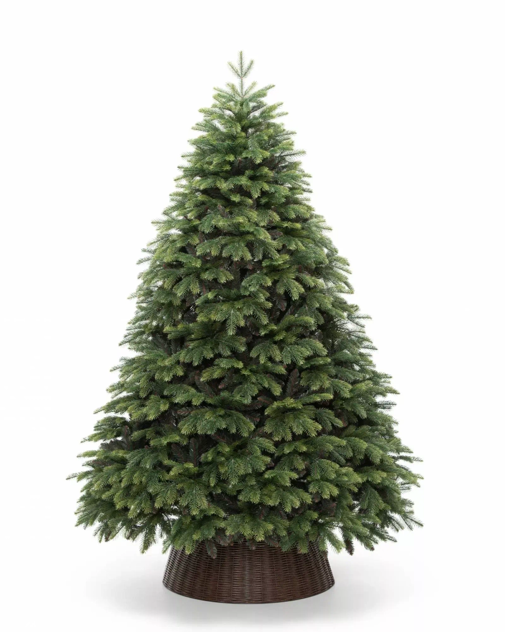 Искусственная елка Богемская 240 см., Литая хвоя+ПВХ, ЕлкиТорг (22240)