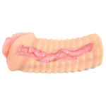 Телесный реалистичный мастурбатор-вагина Elegance.006 с двойным слоем материала (Цвет: телесный)